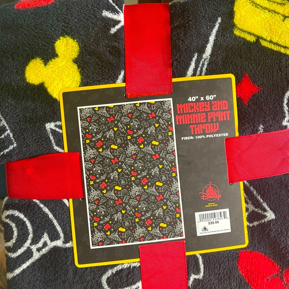 Disney Mickey and Minnie Throw Blanket